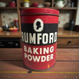 Vintage-Style Rumford Baking Powder Tin